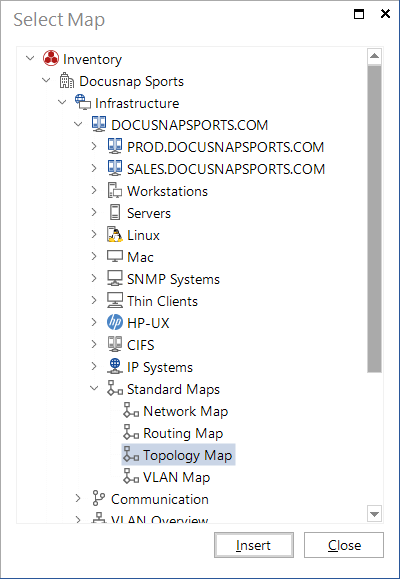 Docusnap-IT-Concepts-Select-Standard-Map