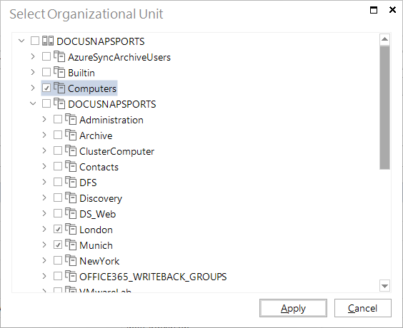 Docusnap Inventory Active Directory