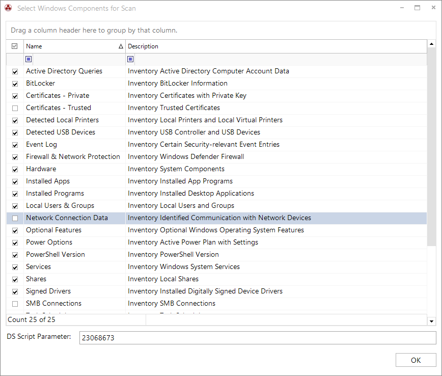 Docusnap Windows Components